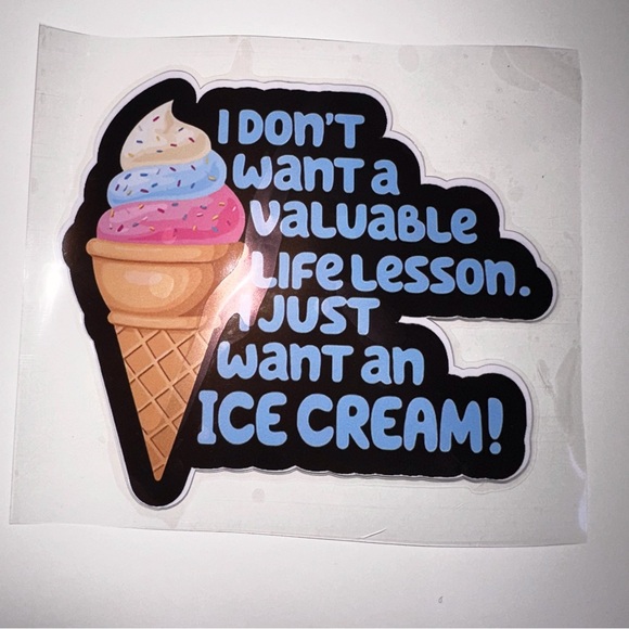 *Free with Purchase* Bluey Ice Cream Sticker - Picture 1 of 3